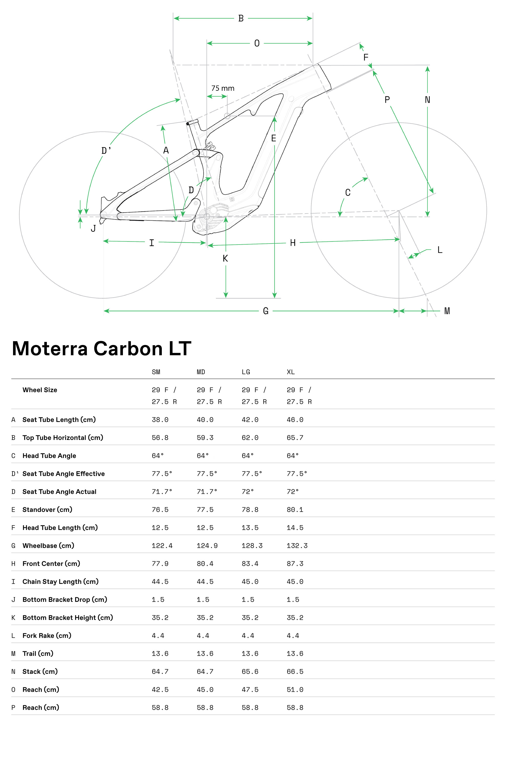 Geometría Bicicleta